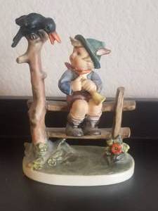 lot 16 image: Goebel W. Germany Hummel #342, 1960 - Mischief Mer figurine - 5 inch