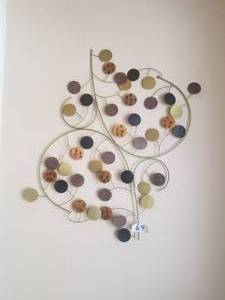 lot 64 image: Selection of 2 decorative pieces of wall art