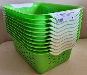 lot 47 image: LOT OF 11 BASKETS AS SHOWN.