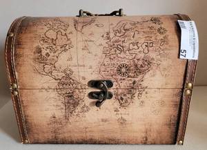 lot 57 image: DECORATIVE CHEST IN STYLE SHOWN.