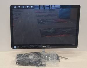 lot 110 image: ACER PERSONAL COMPUTER ASPIRE Z24-880 SERIES MODEL D17W1 WITH POWER CORD, KEYBOARD, AND MOUSE AS SHOWN.