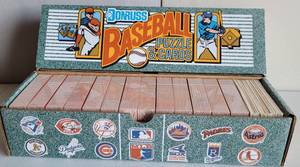 lot 122 image: LOT OF 2 1990 DONRUSS PUZZLE AND CARD SETS AS SHOWN. (SOLD 2 X THE MONEY)