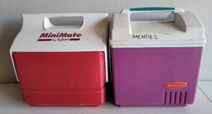 lot 124 image: PERSONAL COOLERS AS SHOWN.