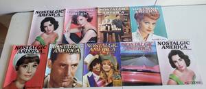 lot 127 image: LOT OF 9 VINTAGE NOSTALGIC AMERICAN MAGAZINES AS SHOWN.