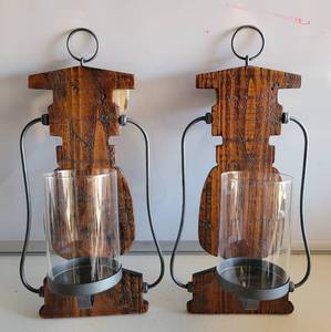 lot 157 image: (2) NEW SCONCES IN STYLE SHOWN. (SOLD 2 X THE MONEY)