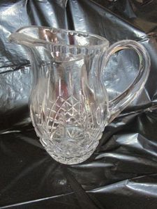 lot 10 image: CRYSTAL PITCHER