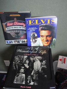 lot 198 image: BOOK LOT, NOW SHOWING INCL. DVD, THE ELVIS ENCYCLOPEDIA, ITS A WONDERFUL LIFE