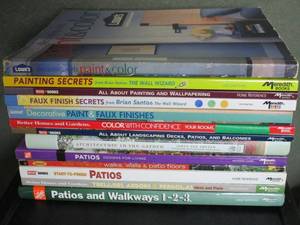 lot 206 image: BOOKS ON PAINTING, PATIOS & WALKWAYS