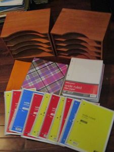 lot 323 image: NOTEBOOK PADS, PAPER, OFFICE ORGANIZER