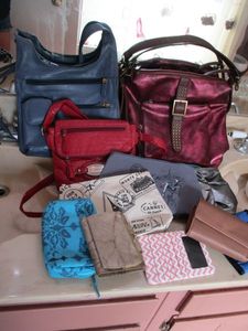 lot 245 image: HANDBAGS, WALLETS, MAKE UP BAGS