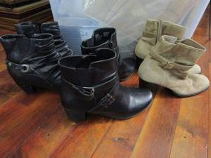 lot 276 image: BOOTS RANGING FROM SIZE 8-8.5 &amp 39