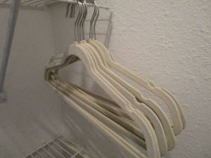 lot 310 image: VELOUR HANGERS