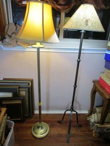 lot 334 image: TALL STANDING LAMPS