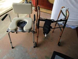 lot 338 image: WALKER &amp POTTY CHAIR