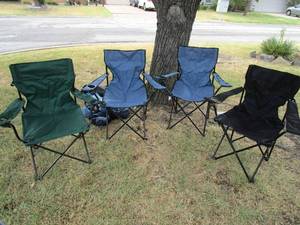 lot 355 image: LOT OF PORTABLE FOLDING CHAIRS