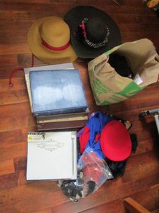 lot 369 image: WOMENS HATS, ACCESSORIES, NIB GUESTBOOK & MORE