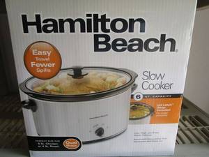 lot 351 image: HAMILTON BEACH CROCK POT SEALED IN ORIGINAL BOX