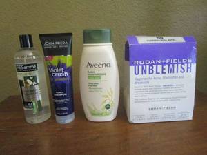 lot 406 image: SELF CARE- LOTION, SHAMPOO, ACNE TREATMENT