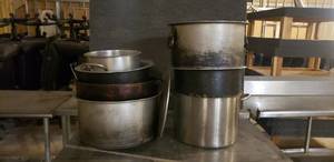 lot 24 image: Lot of 7 Large Pots