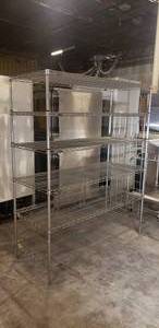lot 56 image: Metro Stainless Steel Storage Rack