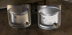 lot 62 image: Lot of 2 Elkay EZ Series Wall Mounter Drinking Water Fountains