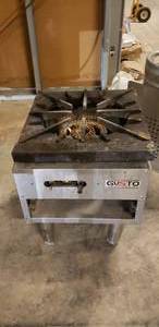 lot 66 image: Gusto Model GUSSPR 1 Burner 18 Top Gas Stove