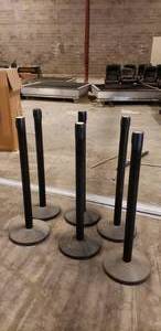 lot 112 image: Lot of 6 Barier Posts