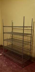 lot 113 image: Metro Stainless Steel Storage Rack