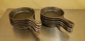 lot 120 image: Lot of 12 BRAND NEW Cast Iron 5 Skillets