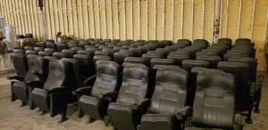 lot 88 image: Lot of 12 Theater Seats (3 Sections of 4 Seats)