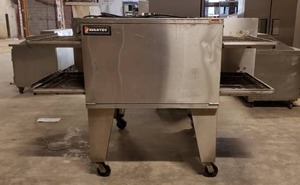 lot 2 image: WOW  Avantec Gas-Fired Dual-Deck Conveyor Pizza Oven, Model CO-3242-2