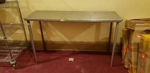 lot 122 image: Stainless Steel Prep Table