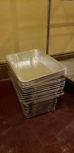 lot 123 image: Lot of Chafing Racks & Aluminum Pans