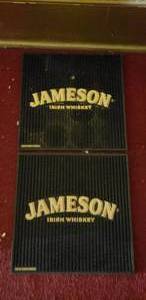 lot 197 image: Lot of 2 Jameson Rubber Bar Mats