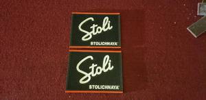 lot 199 image: Lot of 2 Stoli Vodka Rubber Bar Mats