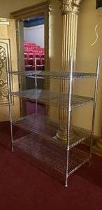 lot 202 image: Perfecta-Shelf Metal Shelf