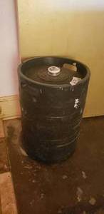lot 215 image: Rubber Miller Lite Beer Keg, Keg is FULL