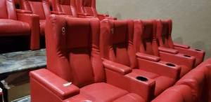 lot 246 image: Lot of 4 Luxury Media Lounge Chairs CHAIRS DO NOT HAVE POWER