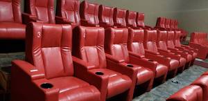 lot 253 image: Lot of 8 Luxury Media Lounge Chairs CHAIRS DO NOT HAVE POWER