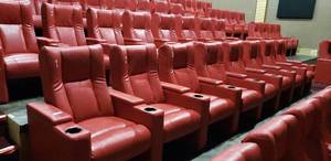 lot 257 image: Lot of 8 Luxury Media Lounge Chairs CHAIRS DO NOT HAVE POWER