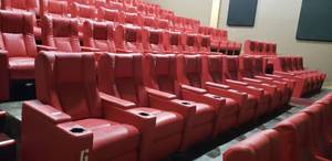 lot 258 image: Lot of 8 Electric Power Reclining w Power Footrest Media Lounge Chairs
