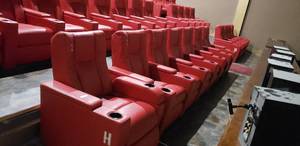 lot 259 image: Lot of 7 Electric Power Reclining w Power Footrest Media Lounge Chairs