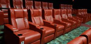 lot 264 image: Lot of 6 Electric Power Reclining w Power Footrest Media Lounge Chairs