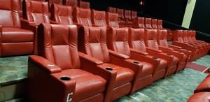lot 265 image: Lot of 6 Electric Power Reclining w Power Footrest Media Lounge Chairs