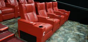 lot 269 image: Lot of 4 Electric Power Reclining w Power Footrest Media Lounge Chairs