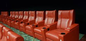 lot 287 image: Lot of 9 Electric Power Reclining w Power Footrest Media Lounge Chairs