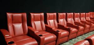 lot 297 image: Lot of 8 Electric Power Reclining w Power Footrest Media Lounge Chairs