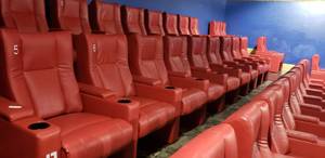 lot 320 image: Lot of 9 Luxury Media Lounge Chairs CHAIRS DO NOT HAVE POWER