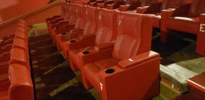 lot 345 image: Lot of 7 Luxury Media Lounge Chairs CHAIRS DO NOT HAVE POWER