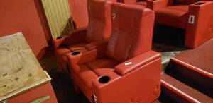 lot 351 image: Lot of 2 Luxury Media Lounge Chairs CHAIRS DO NOT HAVE POWER